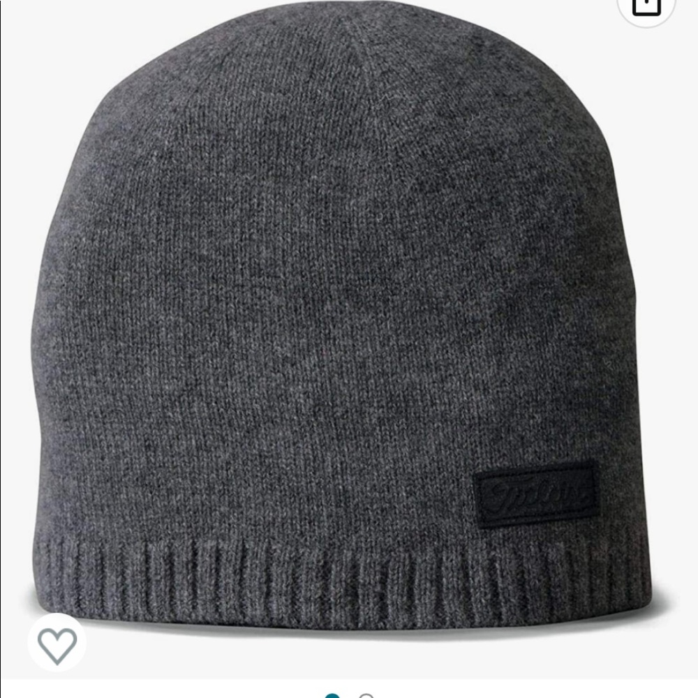 Titleist Cashmere Beanie in charcoal